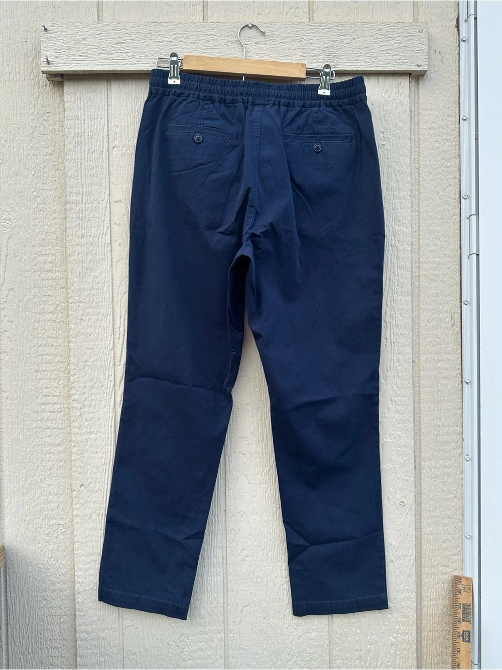 J.Crew Dock Pant Mens M Navy Blue New NWT Cotton Blend Stretch AV223